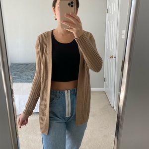 Pacsun Beige Cardigan